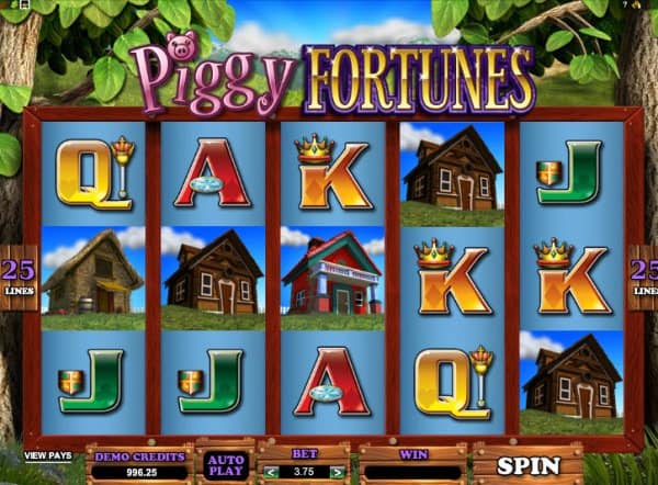 <strong>Piggy Fortunes: la fiaba dei tre porcellini e del lupo cattivo in una simpatica slot machine</strong>